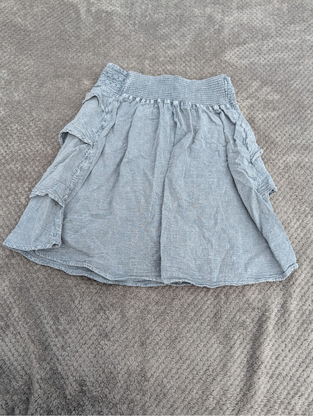 Cotton Natural Women's Boho 100 % Cotton Skirt Size Medium Casual Summer - Picture 6 of 6